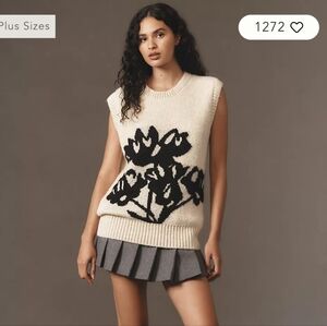 NWT Anthropologie Maeve Sweater vest size XL
